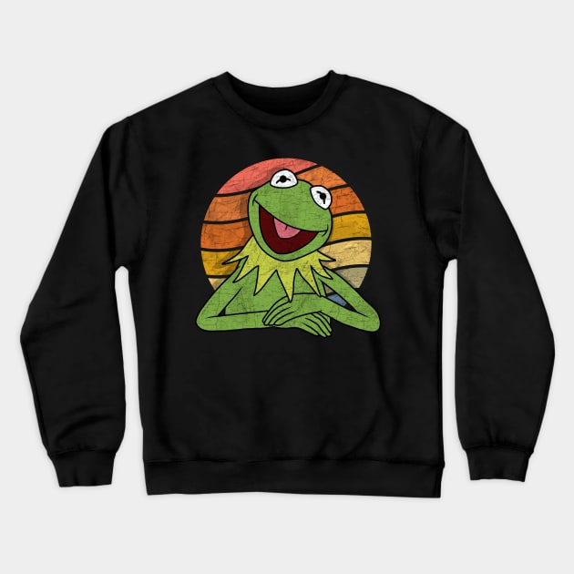 Kermit The Frog Crewneck Sweatshirt by valentinahramov
